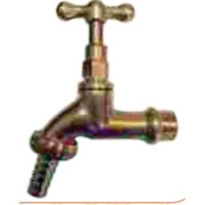 Canilla Bronce Con Pico Y Manga 1/2"