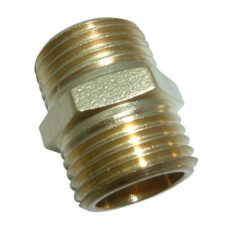 Rosca Con Tuerca Bronce 11/2