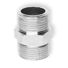 Rosca Con Tuerca Bronce-Cromo 3/4 X 1/2