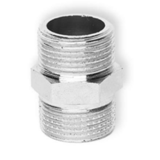 Rosca Con Tuerca Bronce-Cromo 3/4