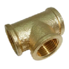 Tee Bronce Hembra 1/8"