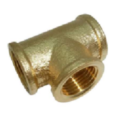 Tee Bronce Hembra 1/4"