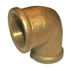 Codo Bronce H-H 1/2 X 3/8