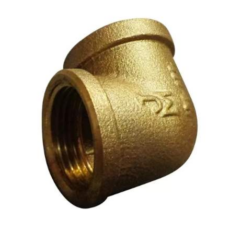 Codo Bronce H-H 1/2 X 1/4