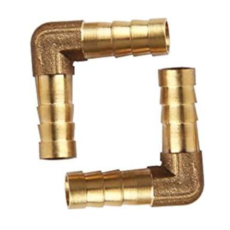 Codo Bronce Ee Manguera P/Gas