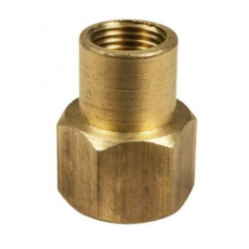 Cupla Bronce Reducción 1/4" X 1/8"