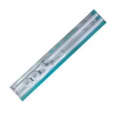 Accesorio Barral Cortina Baño Aluminio Blanco En L 80X80