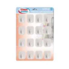 Accesorio Percha Cuadrada Blanca - Blister X 16