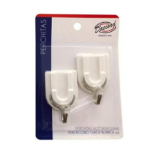 Accesorio Percha Pentagono Gr. Acero Inox.+Acril. X2