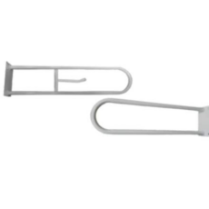 Agarradera P/Seguridad Fija X 75Cm Bl Ep C/Portarrollo
