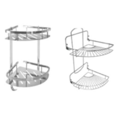 Accesorio Organizador Acero Cr 2 Estantes