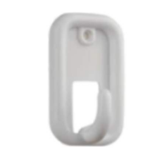 Accesorio Percha Oval Blanca - Blister X 16