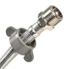 Flexible Mallado Macho Giratorio 1/2 X 35