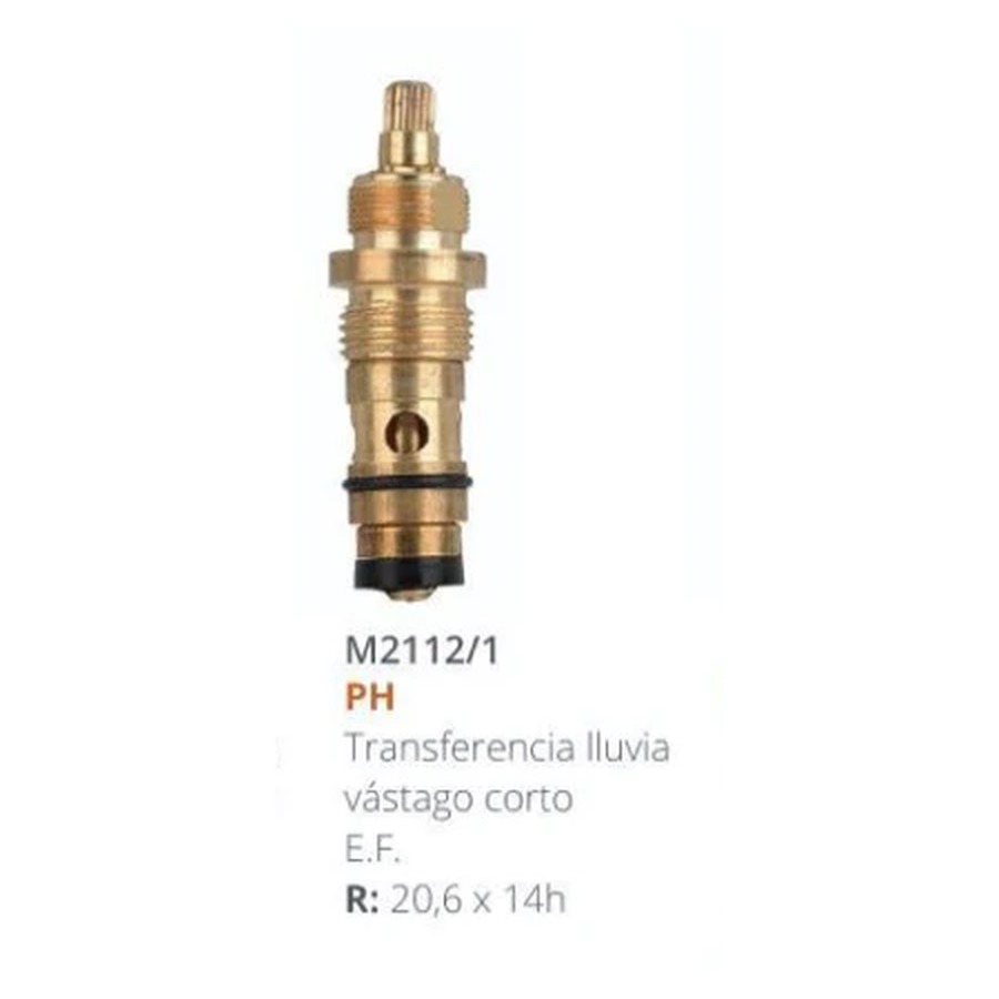 Cabezal Ph. Frenteado Transf. Lluvia Y Bidet. 20,6 14H