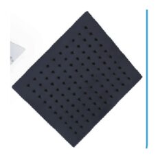 Cabeza De Ducha 6 Cuadrada 15Cm Black