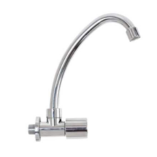 Canilla Pared 1 Agua Cromo Pvc Pico J-Lb-5603