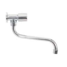Canilla Pared 1 Agua Cromo Pvc Pico S-Lb-5601