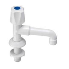 Canilla Lavatorio 1 Agua Blanco Pvc