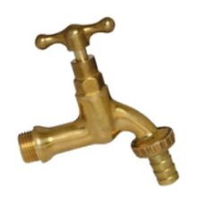 Canilla Bronce Con Pico Y Manga 1/2"-807A