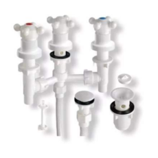 Grifería Bidet Pvc Blanco