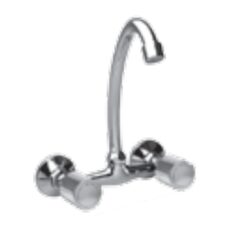Griferia Pared Cocina Chica Viva Cromo Vc3306-