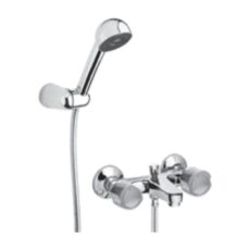 Kit Lavatorio-Bidet-Ducha Exterior Viva Cromo