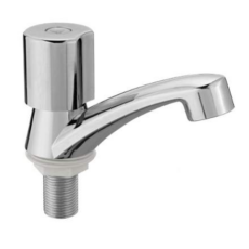 Canilla Lavatorio 1 Agua Cromo Pvc-Vikua-Maruja