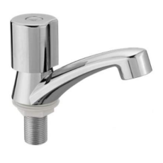 Canilla Mesada 1 Agua Blanco "J" Pvc-Foz-Vikua