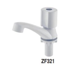 Canilla Lavatorio 1 Agua Blanco Pvc