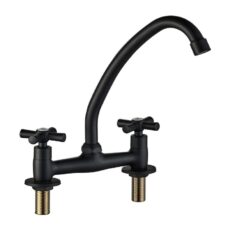 Griferia Mesada Cocina Cruz Black