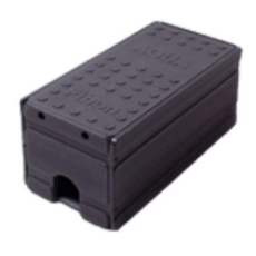 Caja Vereda Pvc Grande 40 X 20 X 17