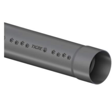 Caño Gris Pvc Cl10 50X2.4 Mm 6M Jp