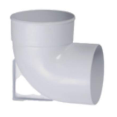 Codo Pvc Con Base 100