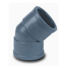 Codo Gris 45 De 20 Mm