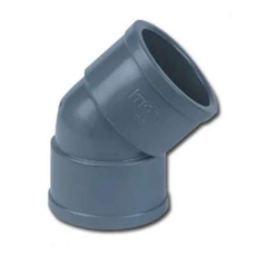 Codo Gris 45 De 40 Mm
