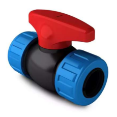 Llave 1/2 Pvc C/Union Doble Acople Polietileno