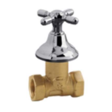 Llave Paso Hierro Con Campana De 3/4