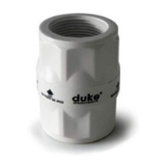 Valvula Retencion Pvc 1