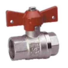 Llave Esferica 1 Paso Total H-H Mariposa