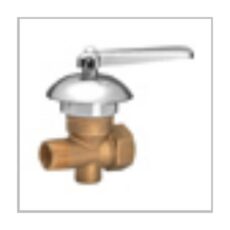 Llave Gas Con Camp. 1/2