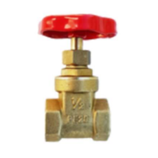 Llave Esclusa Paso Total 3/4 Bronce