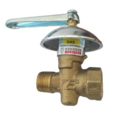 Llave Gas Con Camp. 3/4