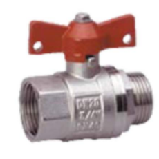 Llave Esferica 1/2 Paso Total M-H Mariposa