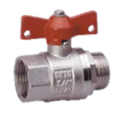 Llave Esferica 3/4 Paso Total M-H Mariposa