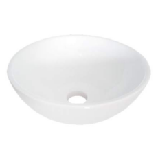 Bacha Apoyo Pili Blanca (Diametro 24,5 Cm - Alto 10 Cm)