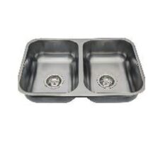 Pileta Lavar Acero Doble L.Eco 63X38X15 Mesada