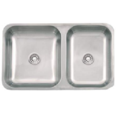 Pileta Lavar Acero Doble L.Eco 63X38X15 Mesada