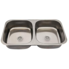 Pileta Lavar Acero Doble L.Eco 71X38X15 Mesada