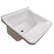 Pileta Lavadero Blanca Gr. 35Lts.50X60X37