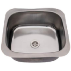 Pileta Lavar Acero Simple L.Eco 38X34X15 Mesada